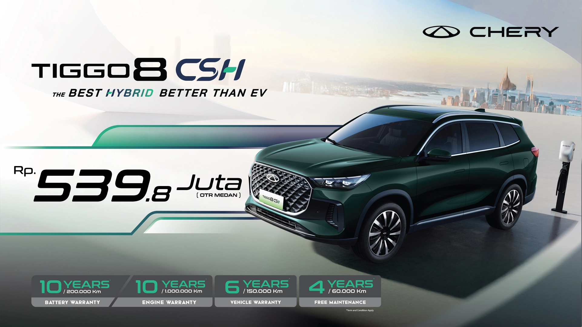 Pricelist Chery Tiggo 8 CSH OTR Medan