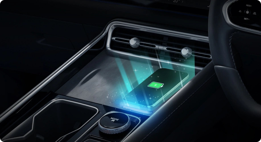 Chery Tiggo 9 CSH 50W Fast Wireless Phone Charging