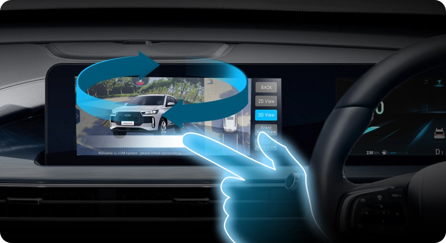 Chery Tiggo Cross Sport 360 HUD Camera
